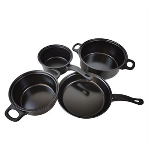 13 casseroles et poêles en fer fin, ustensiles de cuisine, casseroles et poêles à donon, ensemble pour la cuisine - Product Image 4