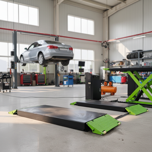 Plateforme élévatrice à <span class=keywords><strong>ciseaux</strong></span> 220V efficace pour véhicules / <span class=keywords><strong>Pont</strong></span> élévateur pour voitures – Solution d'élévation de véhicules - Product Image 4