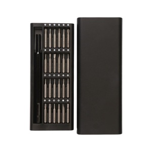 Precision <b>Screwdriver</b> <b>Set</b> 24 In 1 S2 Steel <b>Bits</b> Aluminum Alloy Case Mobile Phone Repair Tool - Product Image 3