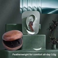 Écouteurs sans fil TWS en bois massif Longue durée de vie de la batterie Écouteurs intra-auriculaires sans fil en bois massif de haute qualité pour iphone Android