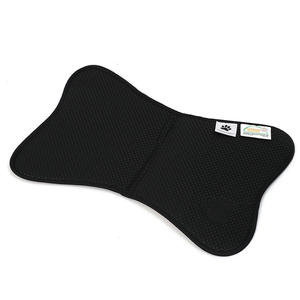 Hot Sale Luxus Mikro faser Pet Bowl <span class=keywords><strong>Mat</strong></span> Moderne bestickte rutsch feste Knochen form Fütterung matte für Hunde und Katzen für Futter wasser - Product Image 4