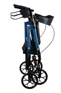 Rolator lipat Senior ergonomis, perlengkapan terapi rehabilitasi, rolator jalan tinggi ganda, sandaran kursi ergonomis - Product Image 3