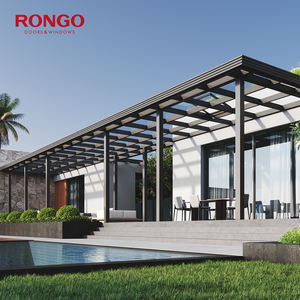 قابل للتعديل على الحائط سقف الفناء شرفة حديقة حمام سباحة ذكي مقاوم للماء الألومنيوم البرجولات وشرفات المراقبة في الهواء الطلق - Product Image 2