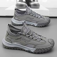 Chaussures décontractées pour hommes, nouvelle collection printemps, haute qualité, respirantes, maille fine, polyvalentes, antidérapantes, pour le skateboard, sécurité au travail