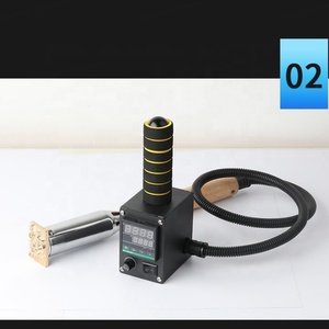 Handle Branding Logo Stamp Electric Soldering Low Price Handheld Hot Stamp Machine for <b>Leather</b> Wood Plastic - Product Image 2