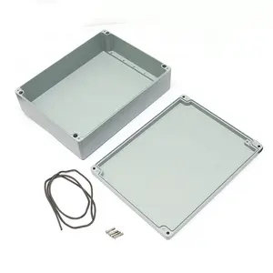 Waterproof IP67 Electrical Junction Box Die Cast Hinged Aluminum Enclosure 340*235*115mm