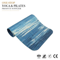 Tapis de yoga en caoutchouc PU de luxe de haute qualité, écologique, antidérapant, avec impression de logo personnalisé ZENJOY