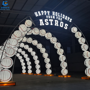 SGFL241กลางแจ้งธีมสวนโคมไฟแสดงปรับแต่งได้โคมไฟเบสบอลอุโมงค์เทศกาล - Product Image 6