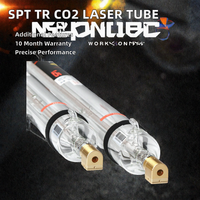 Nouveau tube laser CO2 série SPT TR 30w~150w haute précision avec module laser pointeur rouge pour machines de découpe laser