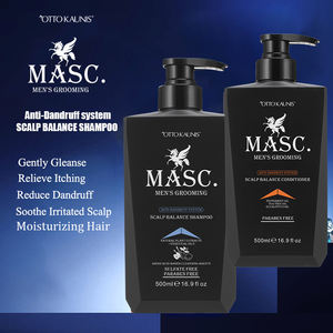 Shampooing et après-shampooing antipelliculaire à la menthe poivrée de marque privée sans sulfate acides aminés huile d'argan ensemble de <span class=keywords><strong>shampoing</strong></span> hydratant pour les cheveux - Product Image 2