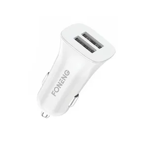 FONENG Free Shipping's Items Car Charger 2USB Quick Charge Fast 2.4A Car Charge Adapter for iphone for Samsung