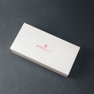 Boîte cadeau de luxe en carton avec couvercle et base en papier texturé, impression personnalisée - Product Image 5