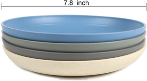 7.8 inch RPP/rPet tấm nhỏ nhiều màu sắc không thể phá vỡ và mạnh mẽ tấm cho trẻ em lò vi sóng & máy rửa chén an toàn tấm - Product Image 4