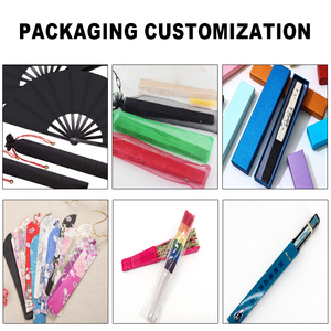 Ventaglio di sublimazione personalizzato a mano con ventaglio di bambù - Product Image 6