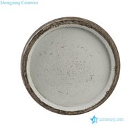 RZEY1218A-RG-S 2026 Nouvelle Urne décorative en porcelaine de style Chinoiserie, motif floral vert et rouge avec oiseaux, pour la décoration de la maison et des hôtels