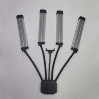 Lampe à ongles LED à double bras pour extension de faux cils, pour salon de beauté, de tatouage, de manucure et de cils, avec LOGO gratuit