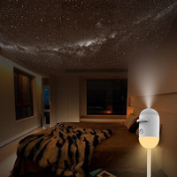 Projecteur de ciel étoilé pour voiture, lampe de nuit créative, USB portable, projecteur de ciel étoilé Voie lactée Saturne