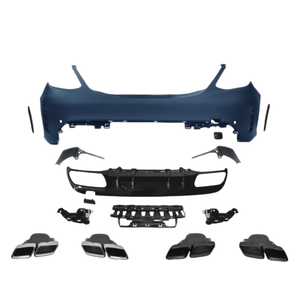 Bộ body kit AMG C63 nâng cấp bằng nhựa Polypropylene cho Mercedes-Benz C-Class W205, bộ chuyển đổi ngoại thất ô tô - Product Image 5