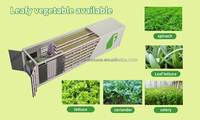 Système d'agriculture verticale hydroponique pour légumes à feuilles, serre intelligente en conteneur maritime avec contrôle automatique du climat