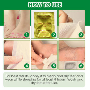 新しい最高の中国のハーブビタミン竹デトックスフットパッチは毒素接着剤フットデトックスパッドを削除します - Product Image 6