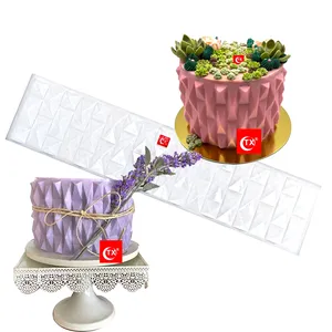 أدوات كعكة مربعة إكسسوارات قالب كعكة اوريغامي تزيين الموردين قالب شوكولاتة سيليكون أدوات المطبخ المورد الديكور