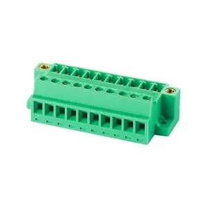 parallel terminal block 3.81mm panel mount terminal block power distribution box terminal block 15EDGGBM-3.81