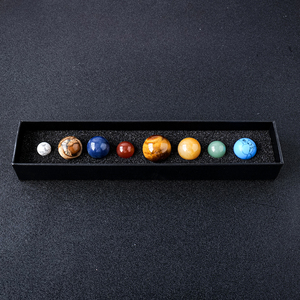 Set di 8 Sfere di Cristallo Naturale Lucidate, Sistema Solare, Pietre Assortite in Scatola per Regalo e Decorazione - Product Image 4