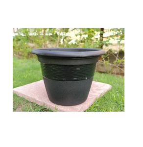 Pot de fleurs frais de 16 pouces, grand pot en plastique pour plantes d'intérieur, d'extérieur, de jardin, de balcon et de maison - Product Image 2