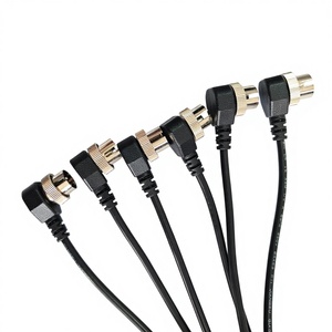 Su Geçirmez Havacılık Fişi Soket Konnektörü Kalaylı Bakır İletken Naylon PTFE IP66 Dereceli Kablo Grubu Elektronik Otomobil İçin - Product Image 1