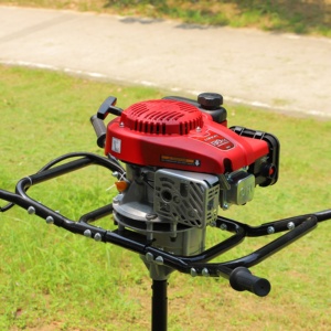 Machines de plantation d'arbres à essence HOTOKA, machines à creuser à 4 temps, perceuse à trous dans le sol, perceuse à <span class=keywords><strong>terre</strong></span> à essence 196cc - Product Image 3