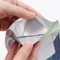 Sachet debout à 3 côtés de fabrication personnalisée pour l'emballage de graines de menthe sac de paquet de graines de plantes de pâturage d'herbe de légumes sous vide