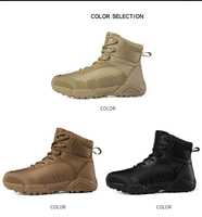 Bottes tactiques Mid Cut Vêtements de travail imperméables Bottes de sécurité Desert Tactical Training Shoes Bottes