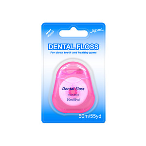 Vente en gros de 50 mètres de rouleaux de fil dentaire orthodontique jetable, absorbant, à la cire, à la menthe, haleine fraîche, prêt pour le commerce transfrontalier - Product Image 1