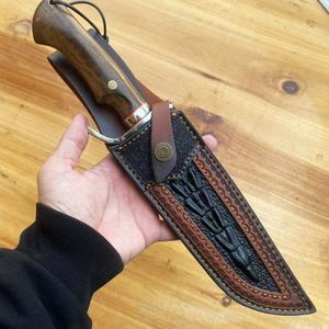 Navaja Táctica Pillager de Alta Calidad con Hoja de Acero Inoxidable D2, Personalizable, con Funda de Madera OEM, para Supervivencia Industrial y Bricolaje - Product Image 5