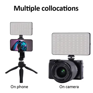 Mamen LS-C02 LED 비디오 라이트 화이트 라이트 카메라 사진 채우기 라이트 캐논, 니콘, DSLR 카메라 배터리