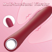 Schlanker Mini-Bullet-G-Punkt-Vibrator für Frauen Klitoris-Stimulator Kraftvolle Vibration Leiser Wiederaufladbarer Silikon-Massagestab