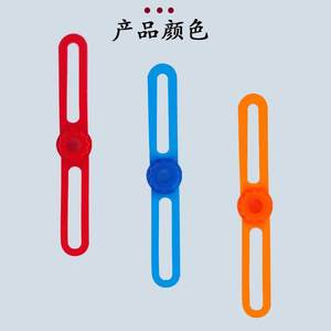 Connecteur de ligne en plastique durable pour la pêche, accessoire de pêche avec bouchon de canne en silicone élastique - Product Image 4