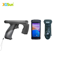 Lector Portátil UHF RFID de Largo Alcance XGSun de 12 m, ISO18000-6C/EPC Global, 860-960 MHz, Protección IP64, Sistema Operativo Android 14.0 para Almacén
