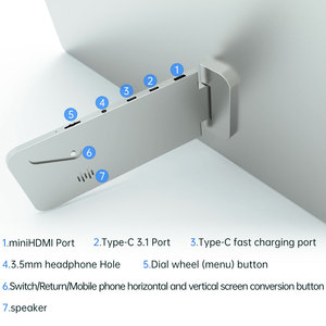 חדש סופר דק 5mm FHD UHD מגע נייד צג 16.1 אינץ USB-C צג משחקי צג <span class=keywords><strong>4K</strong></span> 156 133 מחשב נייד מסך extender - Product Image 3