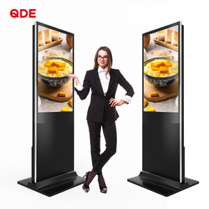 <span class=keywords><strong>Monitor</strong></span> Pubblicitario Digitale QDE da 55 Pollici con Schermo Touch LCD e Fotocamera Integrata per Uso Esterno in Ascensori e Metropolitane - Product Image 1