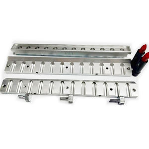 Stampo per Rossetto Cosmetico a 12 Cavità in Alluminio Sottile Argento Lucidato a Specchio, Certificato ISO9001, Vendita Diretta dalla Fabbrica - Product Image 4