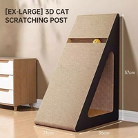 Griffoir pour chat en sisal avec nid en bois anti-griffures, canapé, coussin à griffes résistant à l'usure, lit pour chat - pour affûter les griffes