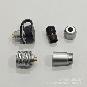 ปลั๊กอากาศยานแบบตัวผู้ SF12 3P M12 โลหะผสมสังกะสี ชุบทองแดง ตัวเชื่อมต่อแบบติดตั้งบนแผง - Product Image 2