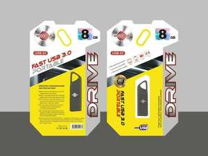 แฟลชไดรฟ์ Wisdomup 8GB USB 3.0 ความเร็วสูง พกพาสะดวก - Product Image 3