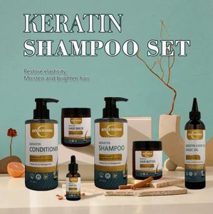 Ensemble Shampooing et Après-Shampooing Bio Anti-Pelliculaire à l'Huile d'Arbre à Thé et Kératine pour <span class=keywords><strong>Cheveux</strong></span> Nourris, Doux et Non <span class=keywords><strong>Gras</strong></span> – Cosmétiques de Beauté - Product Image 2