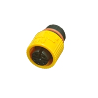 Connecteur M12 5 broches à verrouillage automatique mâle pour montage sur panneau, étanche IP67, facile à brancher et à débrancher, petite taille