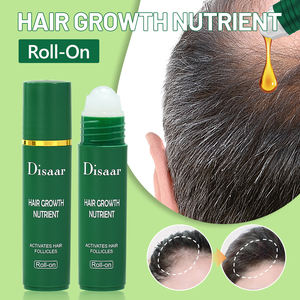 Oem Ginseng & hint yağı saç büyüme besin Roll-On folikül aktivatör saç baş masaj aleti yağ Serum siyah saç büyüme ürünü - Product Image 2