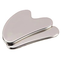 Planche Gua Sha en acier inoxydable de qualité supérieure, outil de massage pour la relaxation musculaire et la beauté du visage, outils de soin de la peau, outil de sculpture du visage