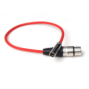 Câble audio en nylon tressé <span class=keywords><strong>XLR</strong></span> femelle à 3 broches vers Mini <span class=keywords><strong>XLR</strong></span> mâle pour appareils photo microphones appareils d'enregistrement - Product Image 1