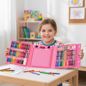 Ensemble <span class=keywords><strong>de</strong></span> crayons <span class=keywords><strong>de</strong></span> couleur pour enfants à faire soi-même, design personnalisé, 208 pièces, grand paquet, jouet <span class=keywords><strong>de</strong></span> <span class=keywords><strong>dessin</strong></span> - Product Image 6